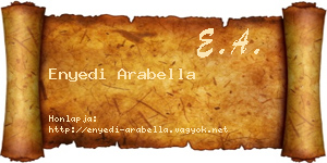 Enyedi Arabella névjegykártya